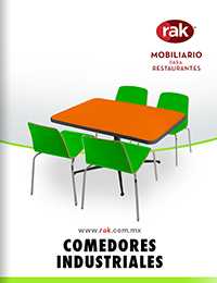 Mobiliario RAK para comedores industriales